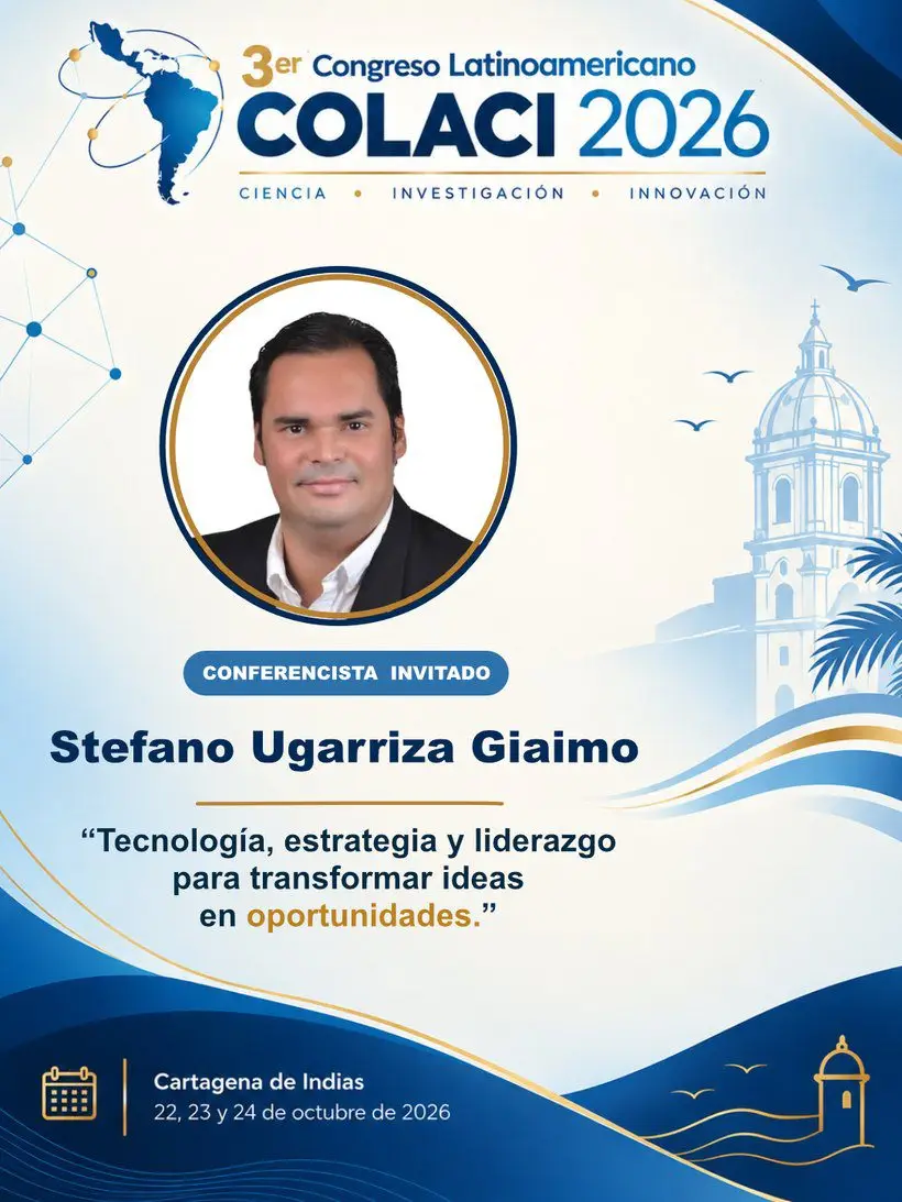 Stefano Ugarriza Giaimo, conferencista invitado del COLACI 2026